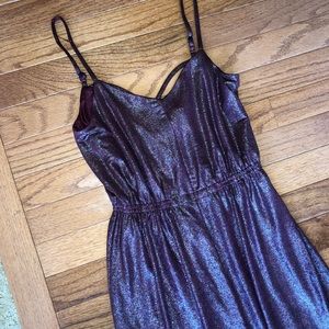 BCBGMaxAzria Shimmer Maxi Dress